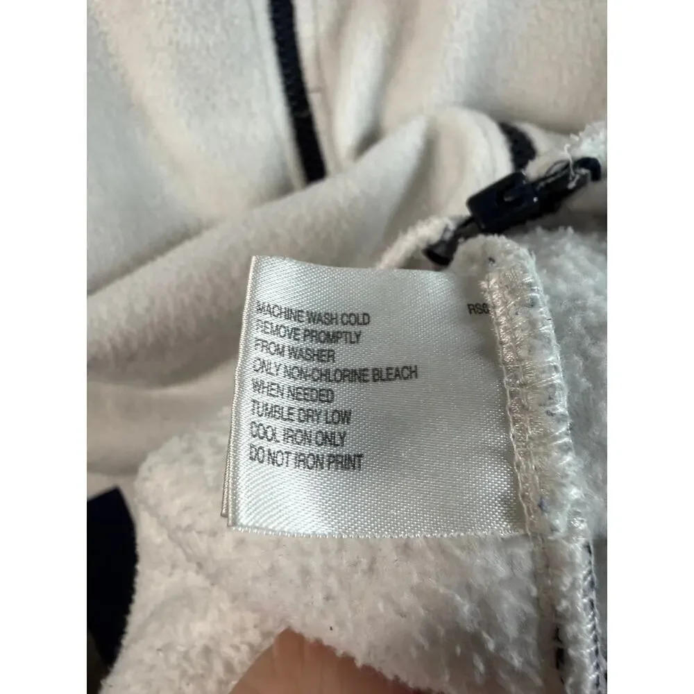 Vintage Nautica Competition NauTech Vest Large Packable Hood Fleece Made In USA